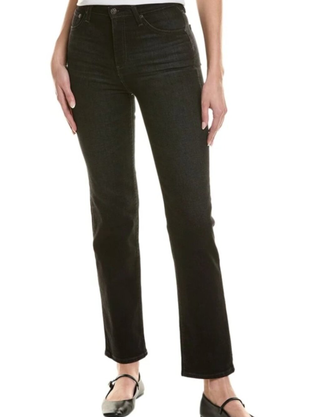 AG Alexxis Slim High-Rise Vintage Fit Jeans – Black – Size 23R (NWT)
